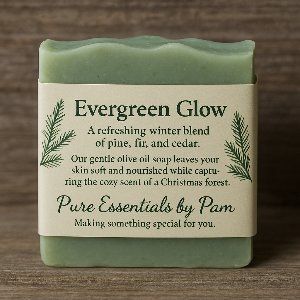 Evergreen Glow Luxury soap
