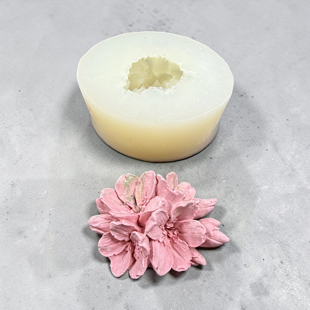 Dahlia single cavity silicone mold #2
