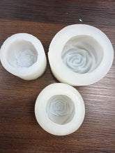Set of 3 Roses  silicone 3D molds