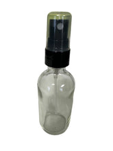 Bottle glass 2oz clear with sprayer