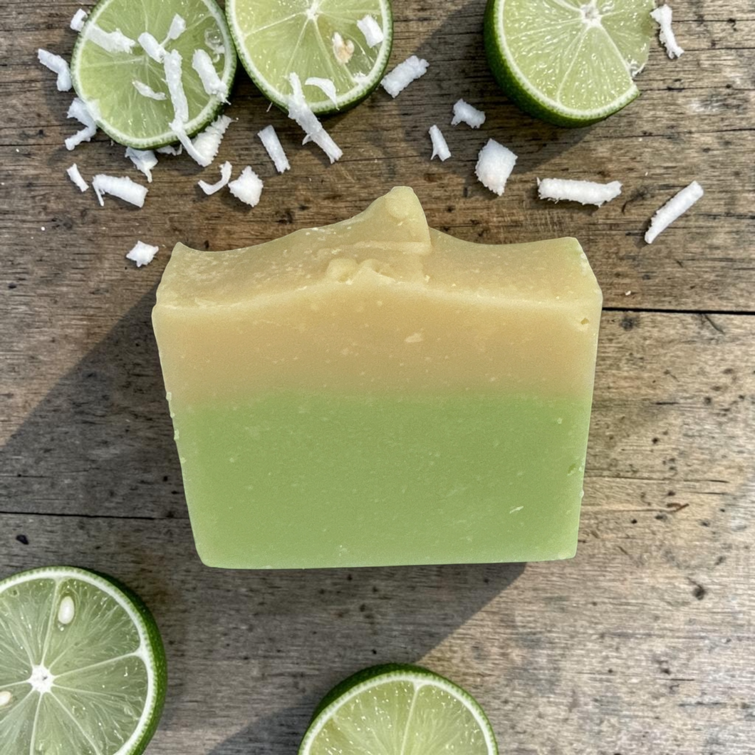 Coconut Lime Luxury Olive Oil Soap Bar