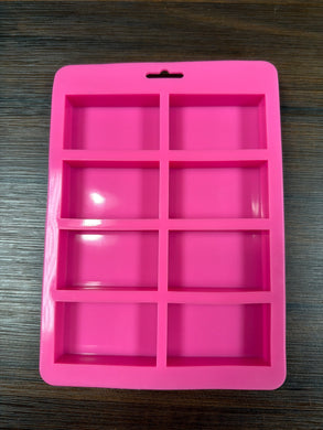 Rectangle 8-Cavity Silicone Soap Mold