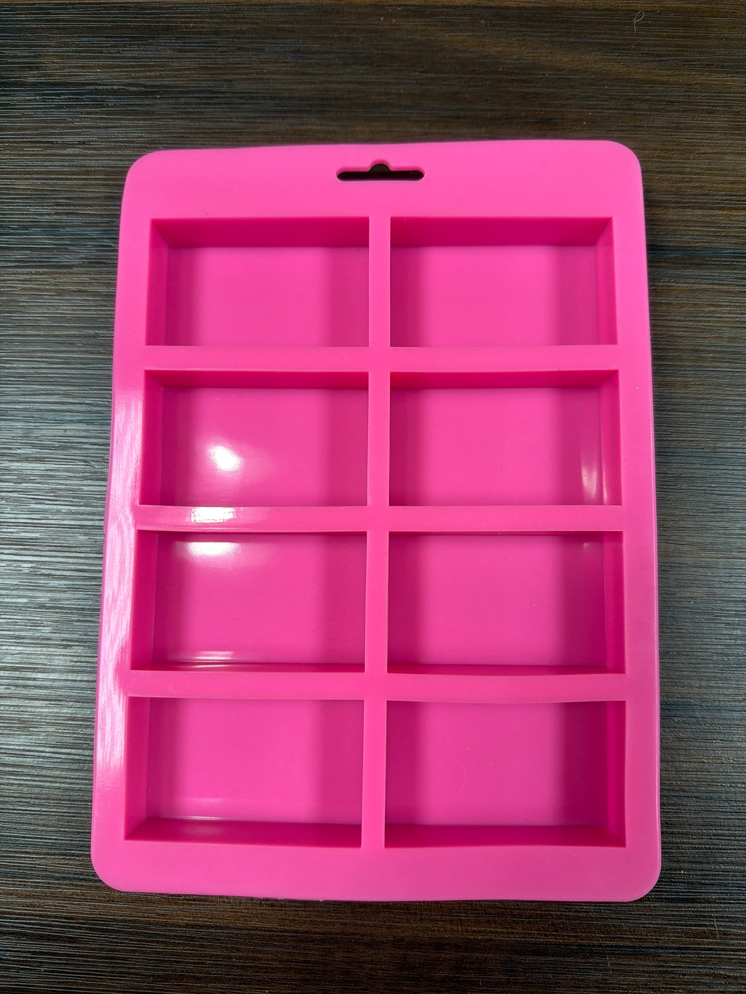 Rectangle 8-Cavity Silicone Soap Mold