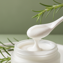 Close-up of lotion texture