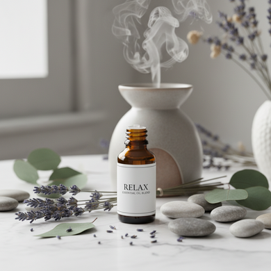 Relax Essential Oil Blend – Lavender, Bergamot, Ylang Ylang