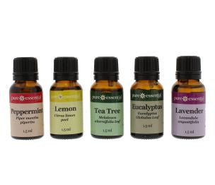 Essential Oil Kit with Lavender, Peppermint & More