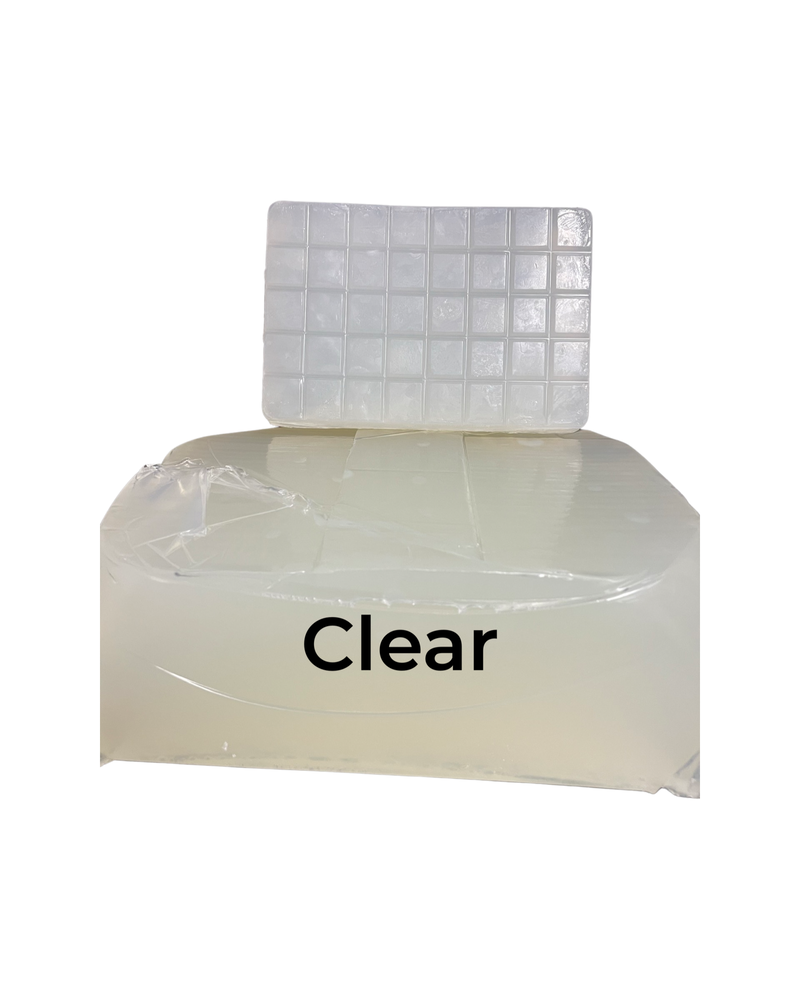 White or Clear Glycerine Soap - DIY Beauty, BULK by LB
